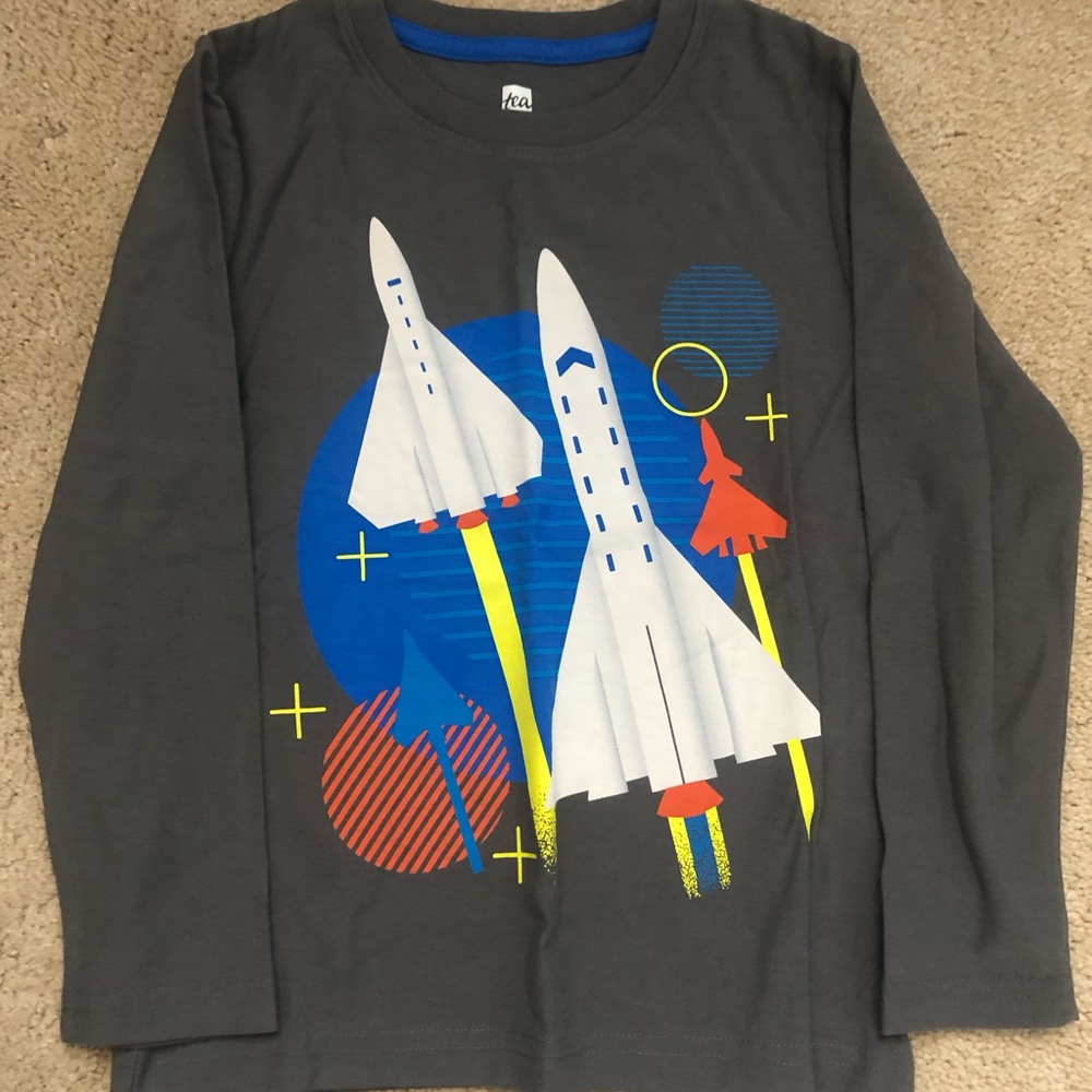 Tea collection long sleeve shirt size 5